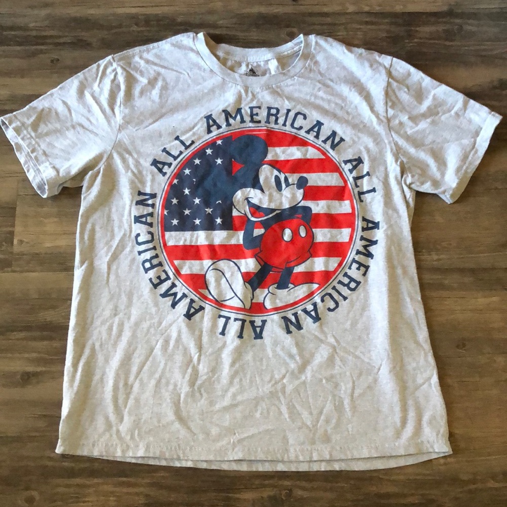 Disney All American Mickey Mouse Tee size L